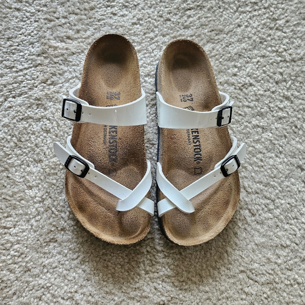 White Birkenstoks